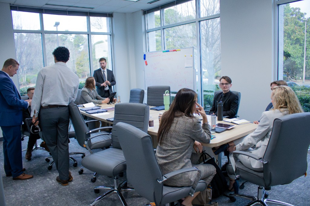 Cross Point team in a meeting